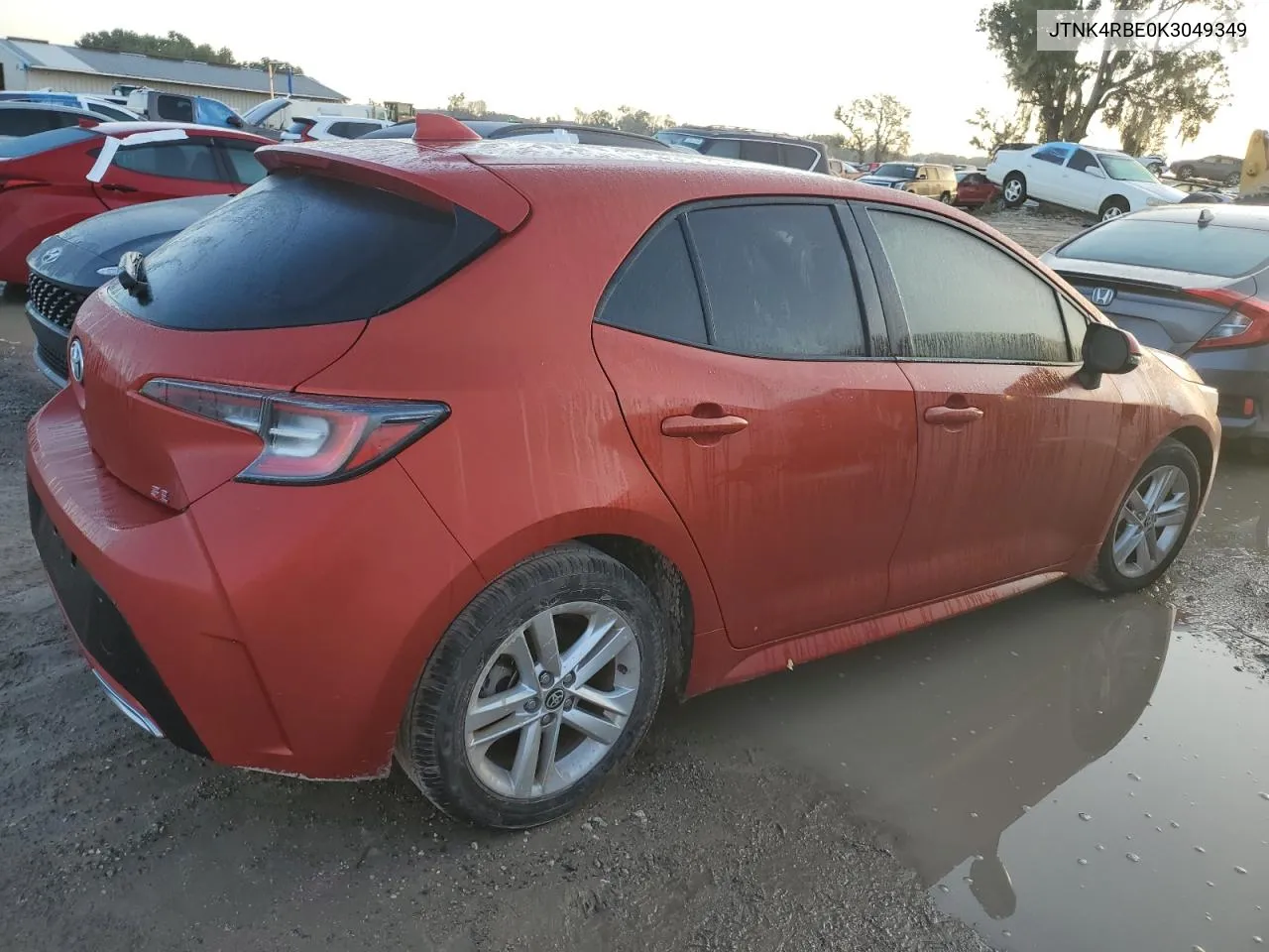 JTNK4RBE0K3049349 2019 Toyota Corolla Se