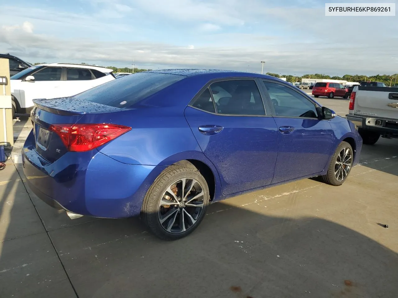 5YFBURHE6KP869261 2019 Toyota Corolla L