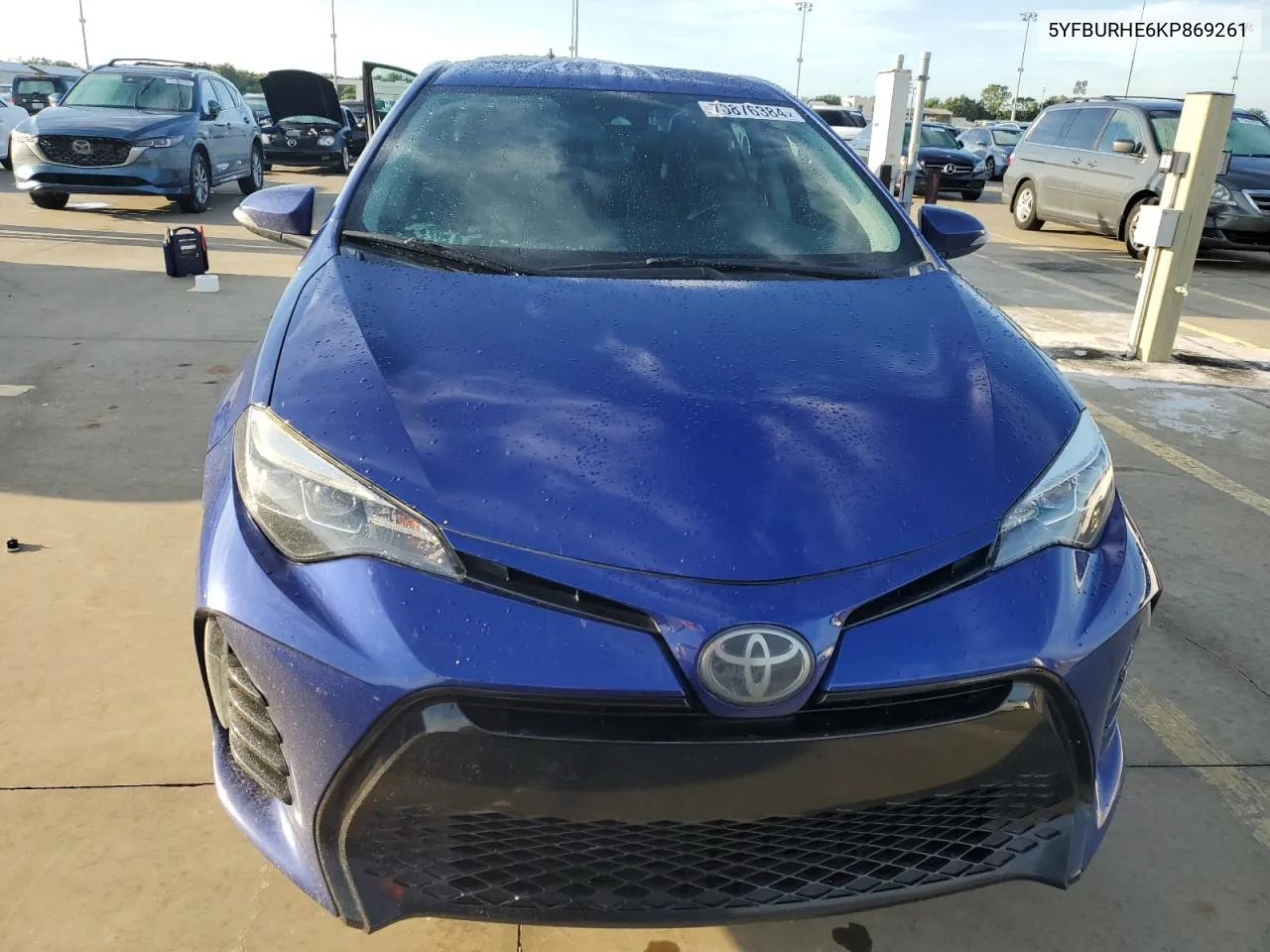 2019 Toyota Corolla L VIN: 5YFBURHE6KP869261 Lot: 73876384