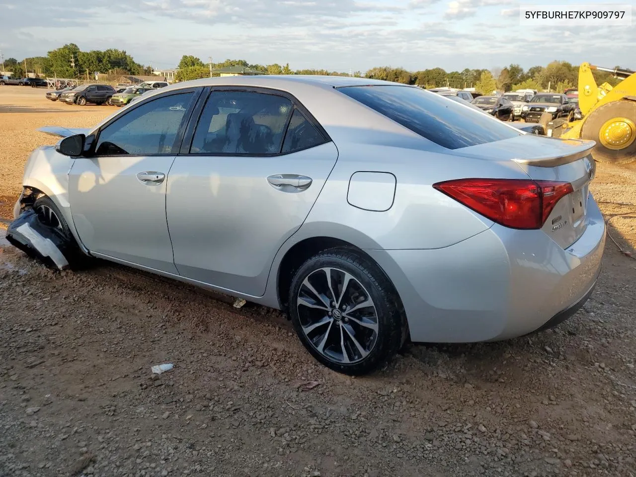 2019 Toyota Corolla L VIN: 5YFBURHE7KP909797 Lot: 74083694