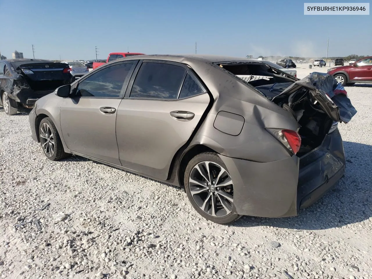 2019 Toyota Corolla L VIN: 5YFBURHE1KP936946 Lot: 74108824