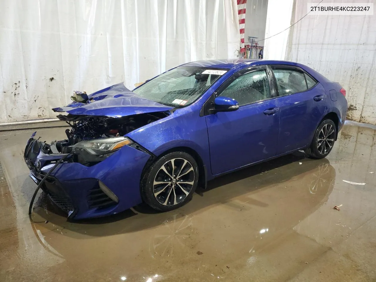 2019 Toyota Corolla L VIN: 2T1BURHE4KC223247 Lot: 74272824