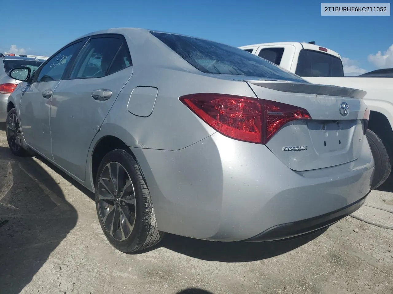 2019 Toyota Corolla L VIN: 2T1BURHE6KC211052 Lot: 75228374