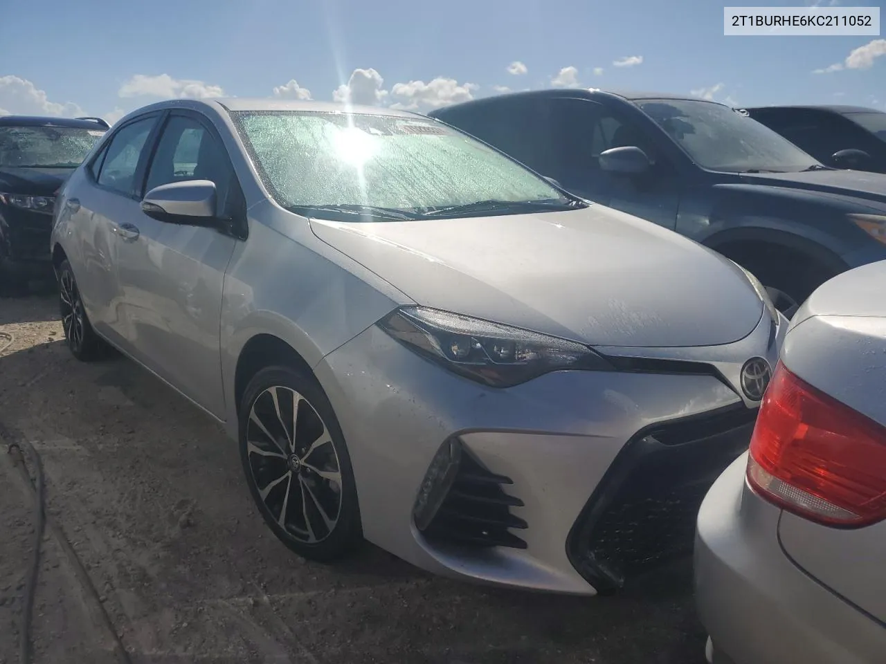 2019 Toyota Corolla L VIN: 2T1BURHE6KC211052 Lot: 75228374