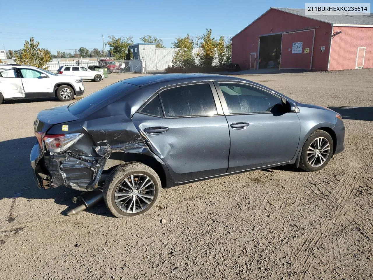 2019 Toyota Corolla L VIN: 2T1BURHEXKC235614 Lot: 75346074