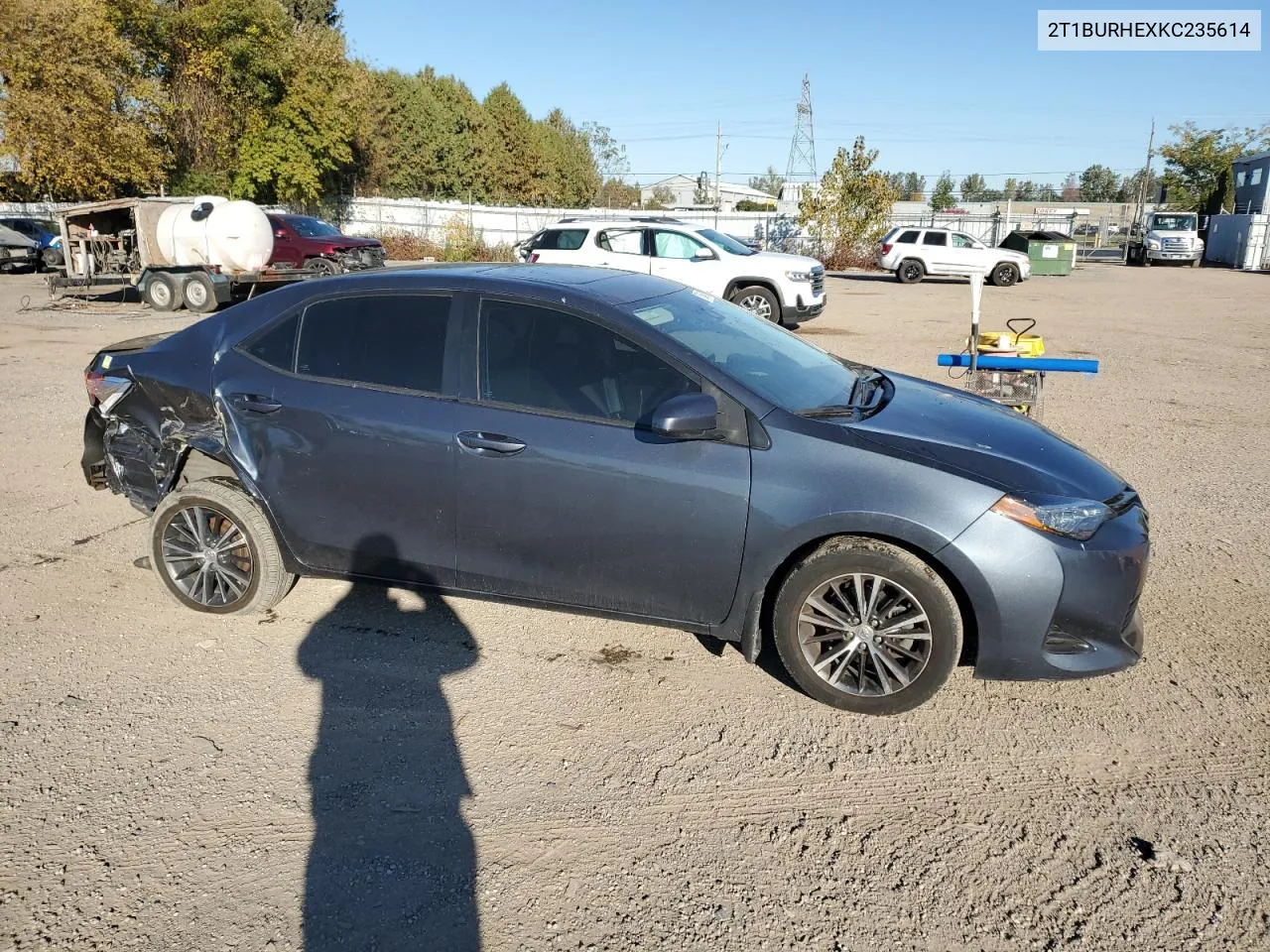 2019 Toyota Corolla L VIN: 2T1BURHEXKC235614 Lot: 75346074