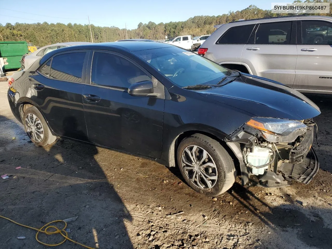 2019 Toyota Corolla L VIN: 5YFBURHE9KP860487 Lot: 75830324