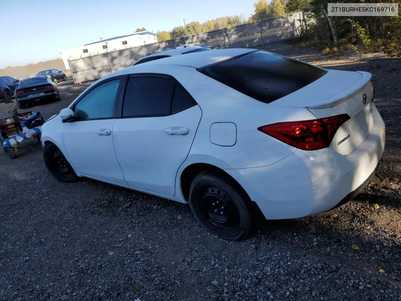 2019 Toyota Corolla L VIN: 2T1BURHE5KC169716 Lot: 76006264