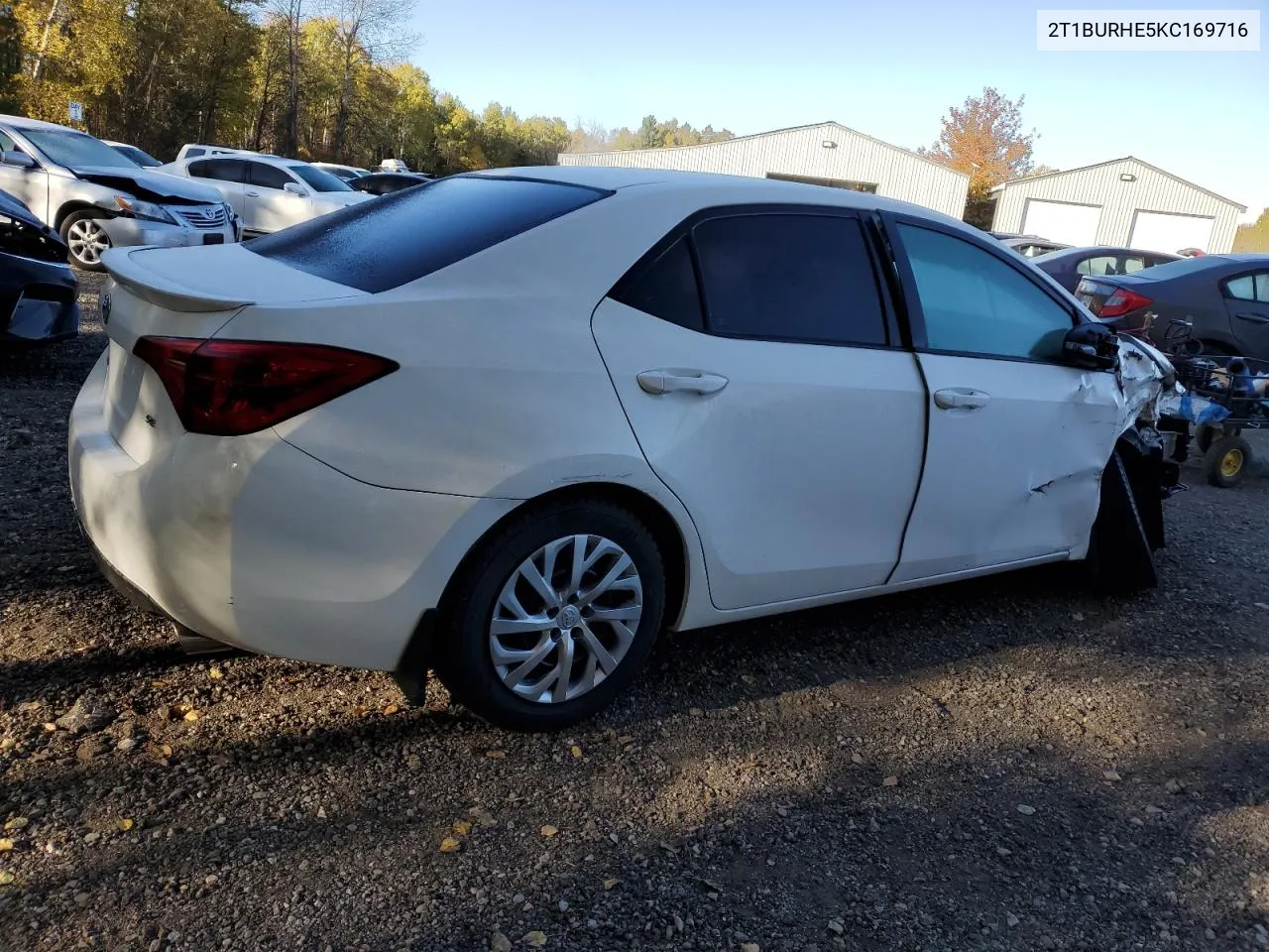 2019 Toyota Corolla L VIN: 2T1BURHE5KC169716 Lot: 76006264