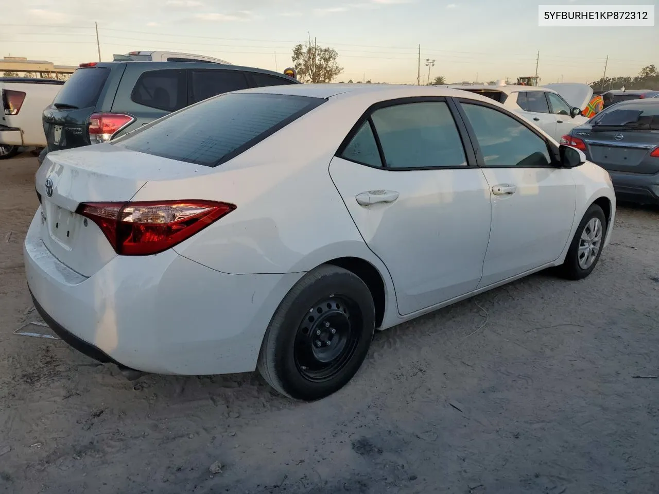 2019 Toyota Corolla L VIN: 5YFBURHE1KP872312 Lot: 76542904