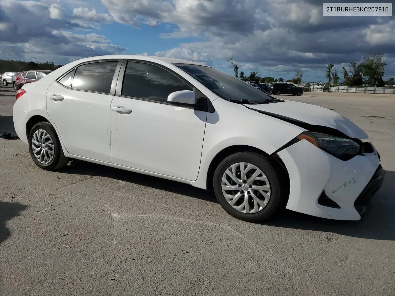 2019 Toyota Corolla L VIN: 2T1BURHE3KC207816 Lot: 76976784