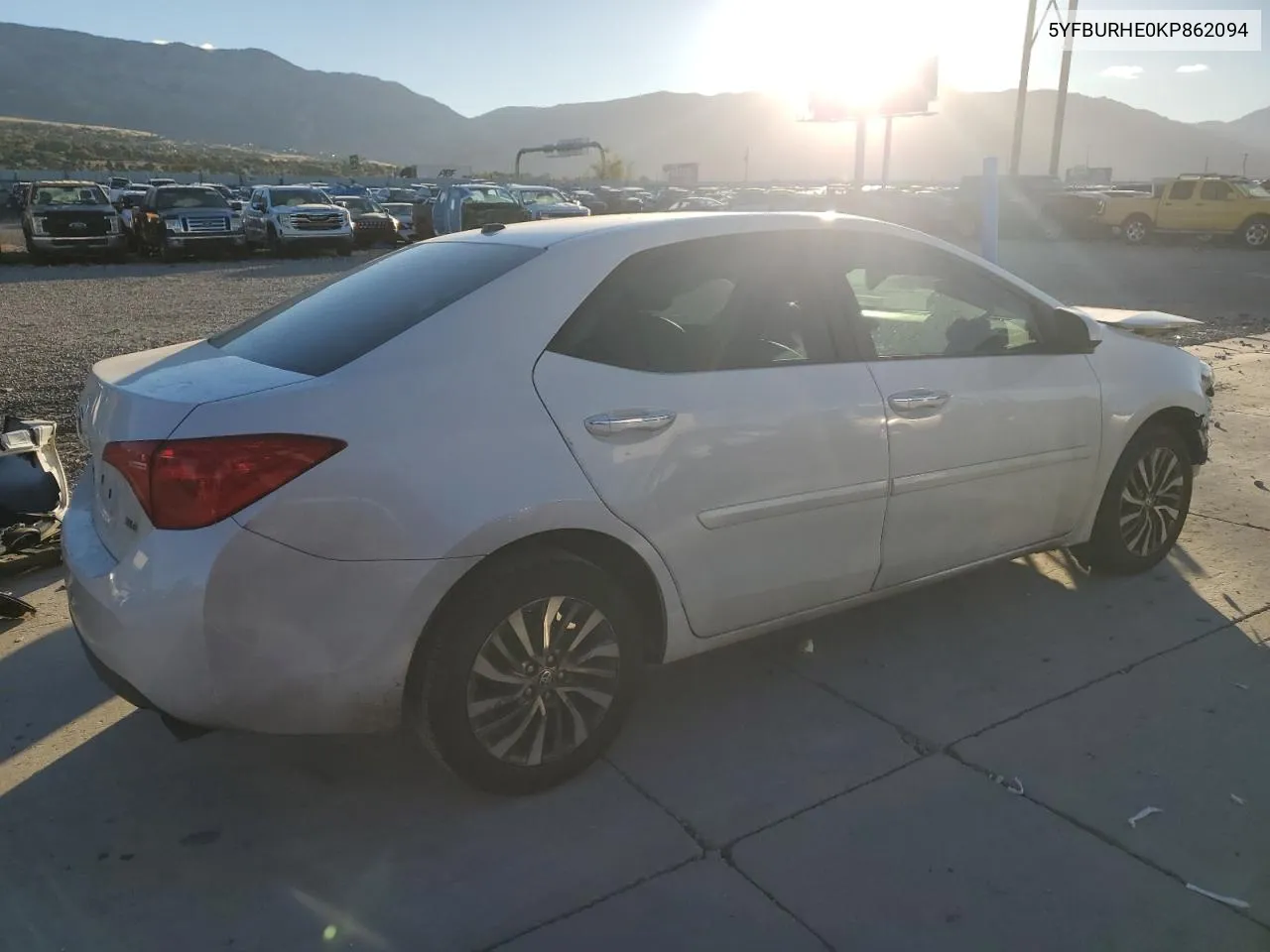 2019 Toyota Corolla L VIN: 5YFBURHE0KP862094 Lot: 77239884