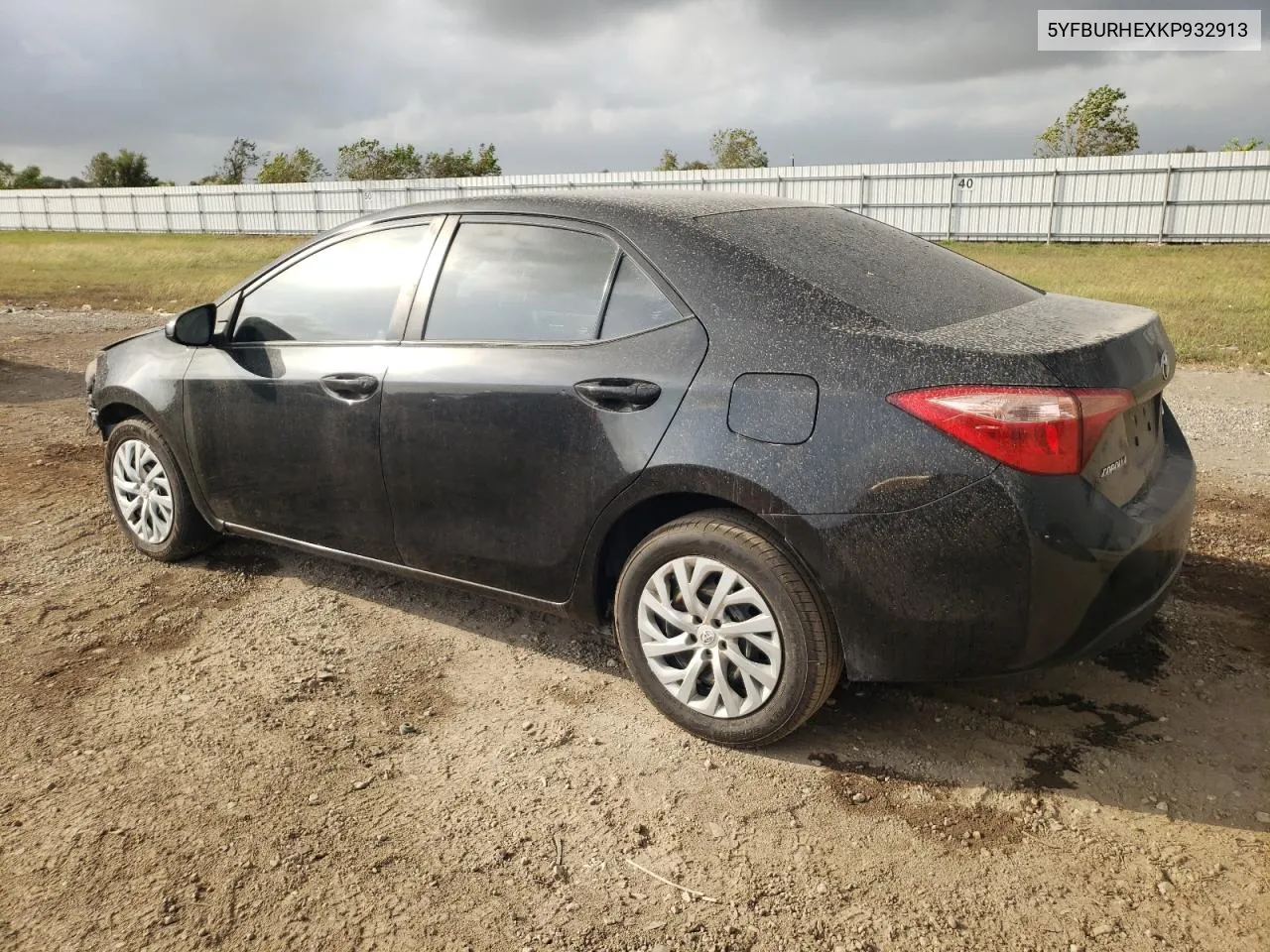 2019 Toyota Corolla L VIN: 5YFBURHEXKP932913 Lot: 77280554