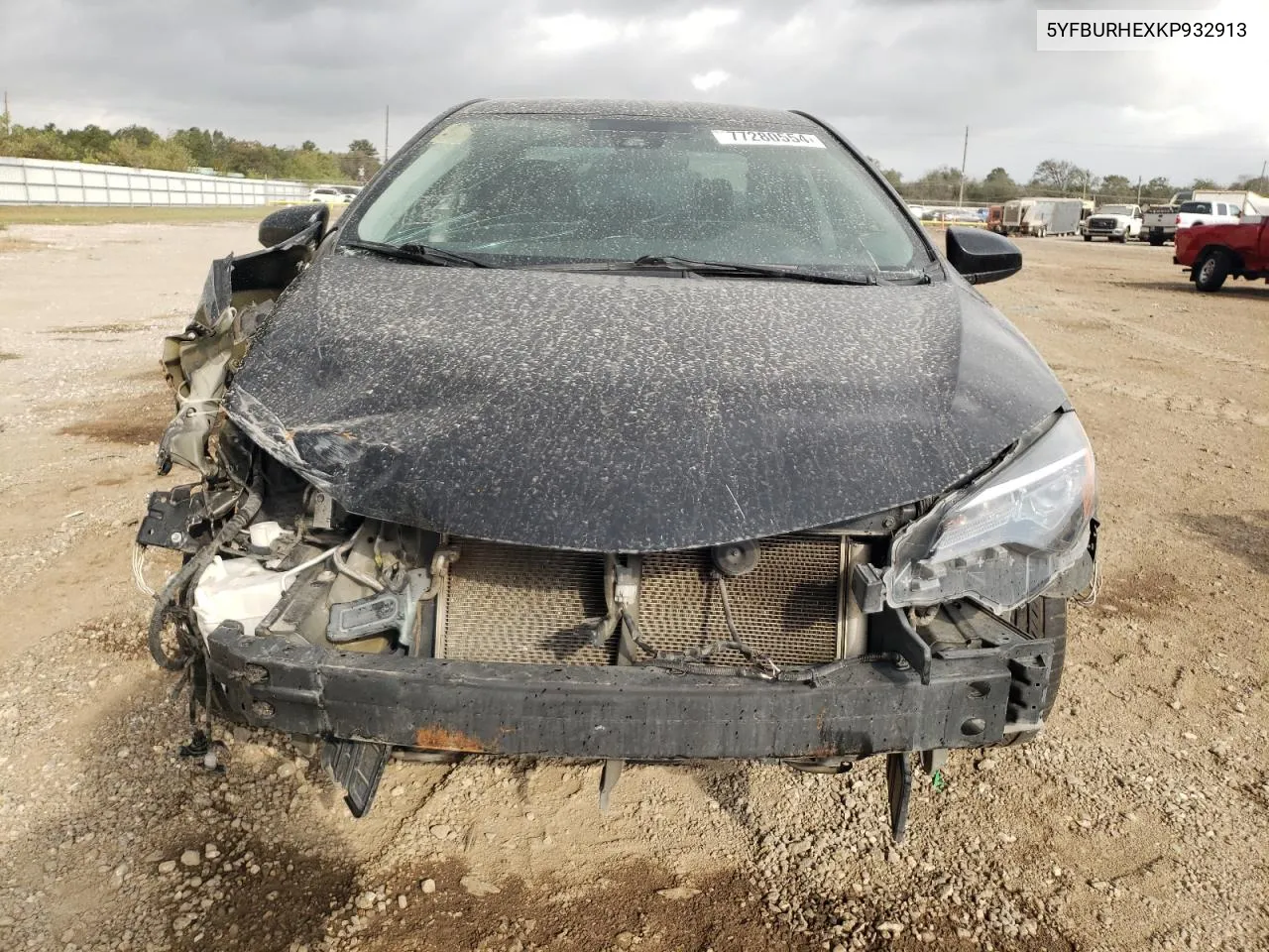 2019 Toyota Corolla L VIN: 5YFBURHEXKP932913 Lot: 77280554