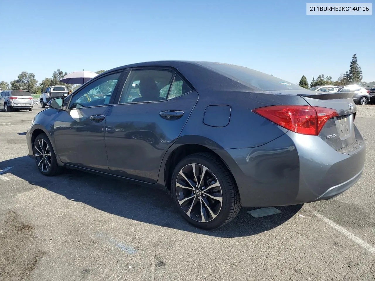 2019 Toyota Corolla L VIN: 2T1BURHE9KC140106 Lot: 77501044