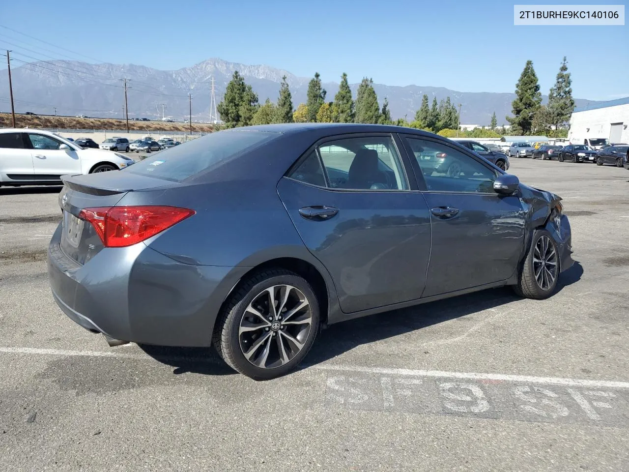 2T1BURHE9KC140106 2019 Toyota Corolla L