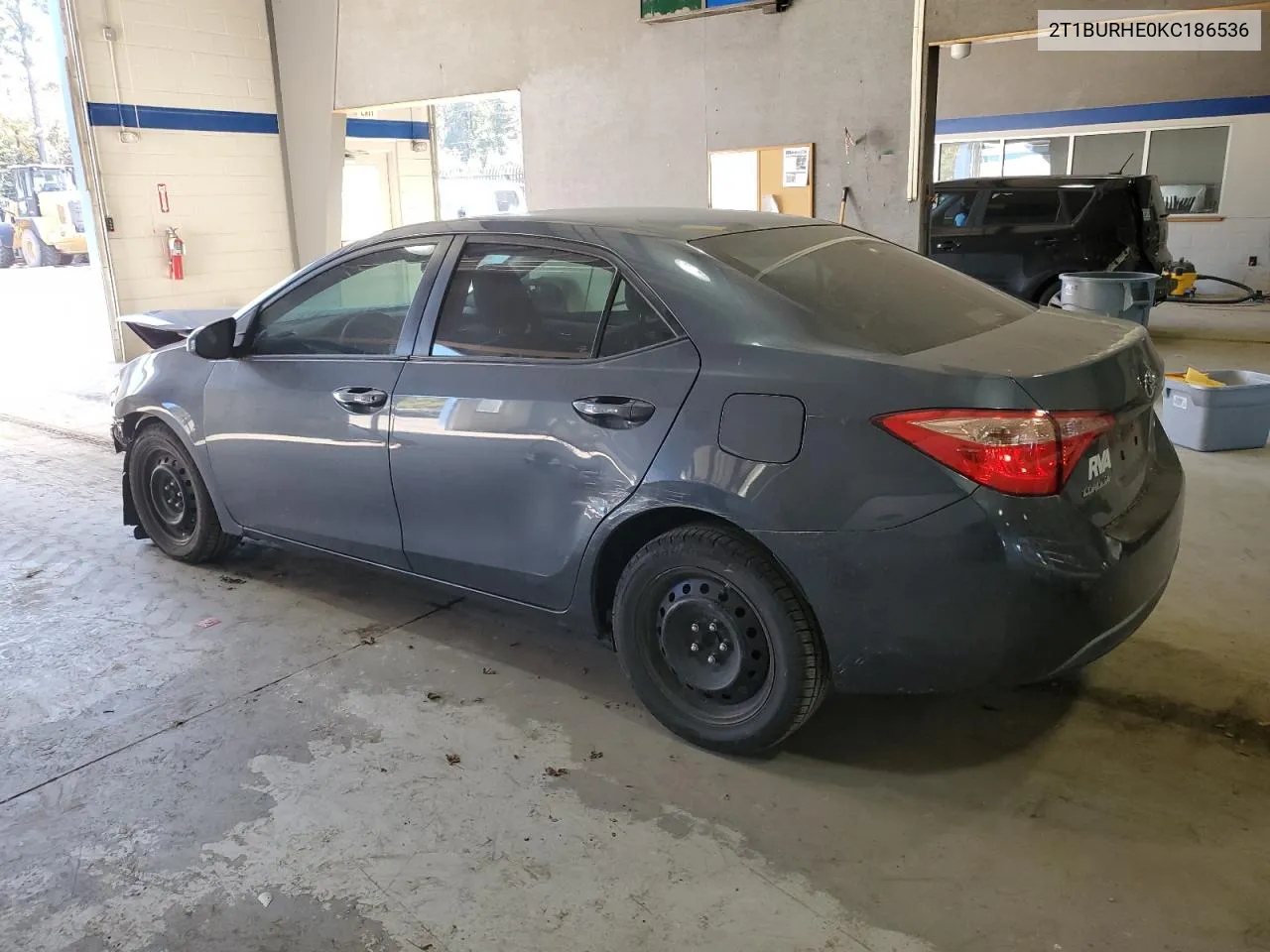 2019 Toyota Corolla L VIN: 2T1BURHE0KC186536 Lot: 77528904