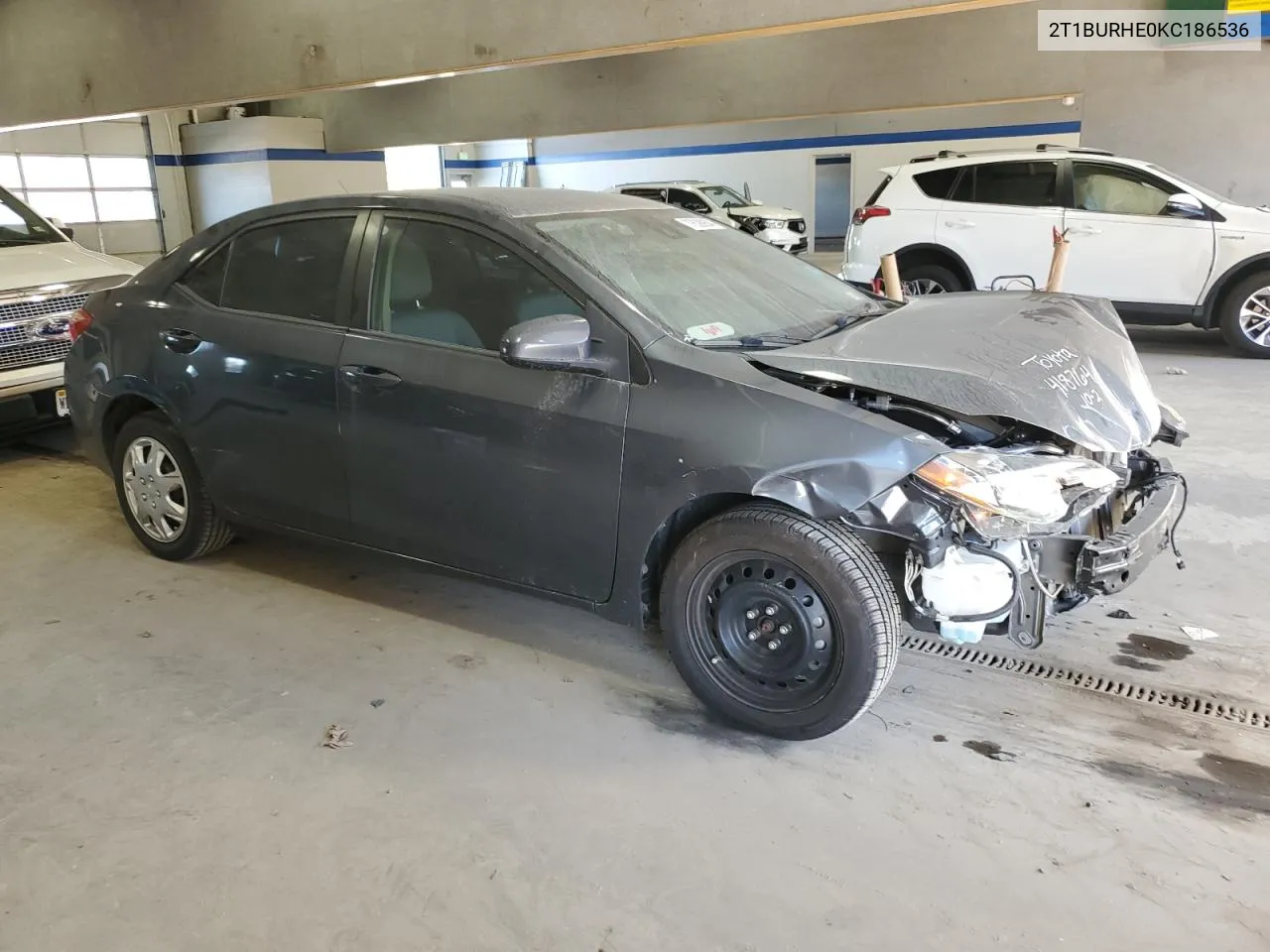 2019 Toyota Corolla L VIN: 2T1BURHE0KC186536 Lot: 77528904