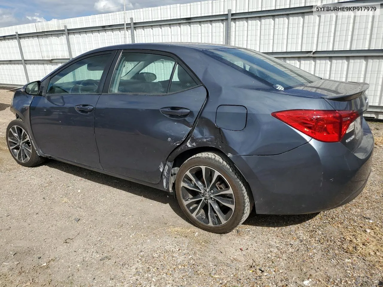 2019 Toyota Corolla L VIN: 5YFBURHE9KP917979 Lot: 77887204