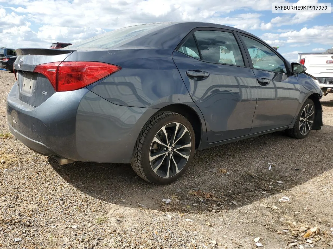 2019 Toyota Corolla L VIN: 5YFBURHE9KP917979 Lot: 77887204