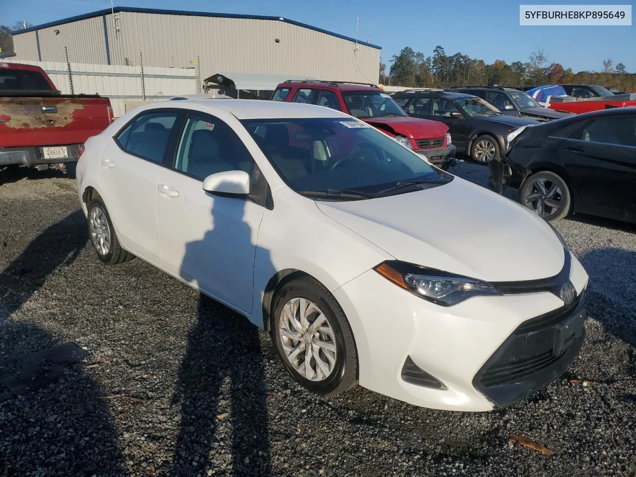 5YFBURHE8KP895649 2019 Toyota Corolla L