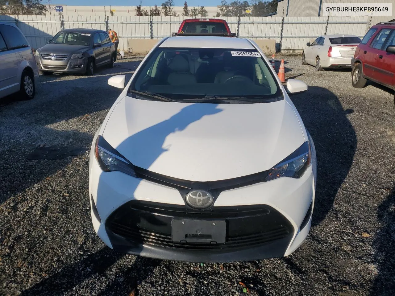 5YFBURHE8KP895649 2019 Toyota Corolla L