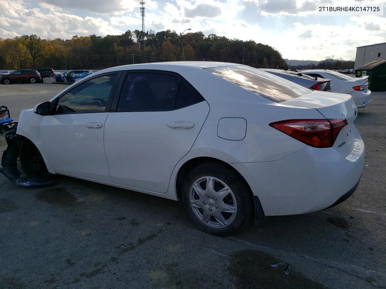 2019 Toyota Corolla L VIN: 2T1BURHE4KC147125 Lot: 78256834