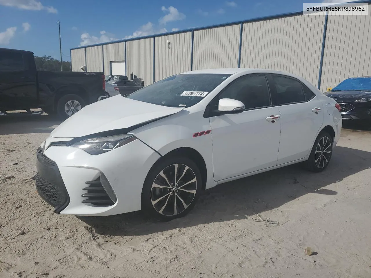 2019 Toyota Corolla L VIN: 5YFBURHE5KP898962 Lot: 78296174