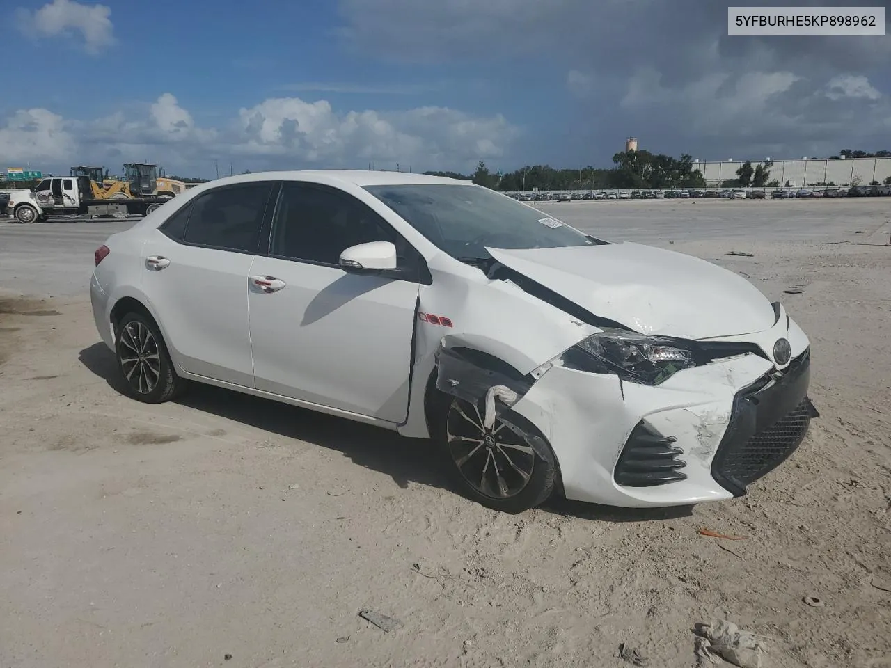 2019 Toyota Corolla L VIN: 5YFBURHE5KP898962 Lot: 78296174