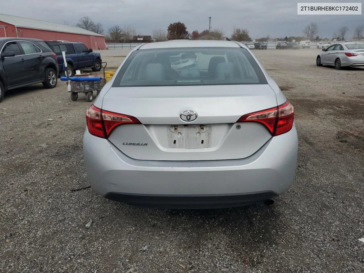 2019 Toyota Corolla L VIN: 2T1BURHE8KC172402 Lot: 78421384