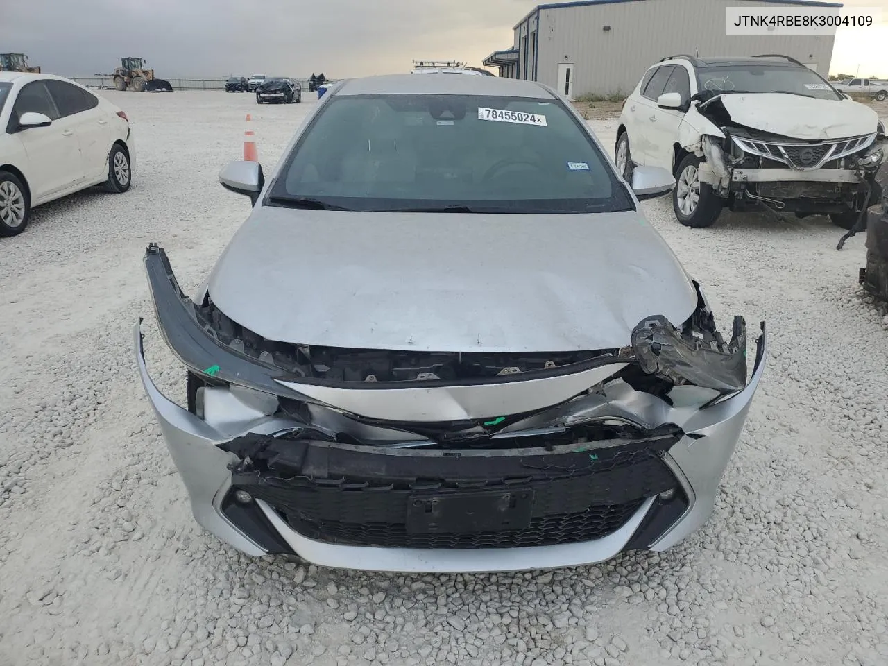 JTNK4RBE8K3004109 2019 Toyota Corolla Se