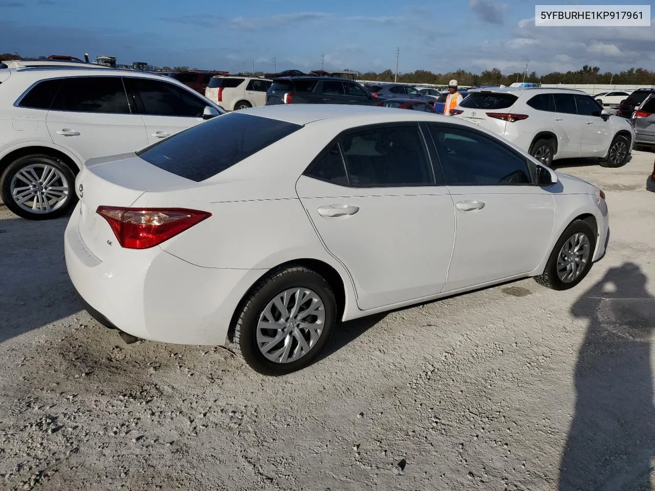 2019 Toyota Corolla L VIN: 5YFBURHE1KP917961 Lot: 78617984