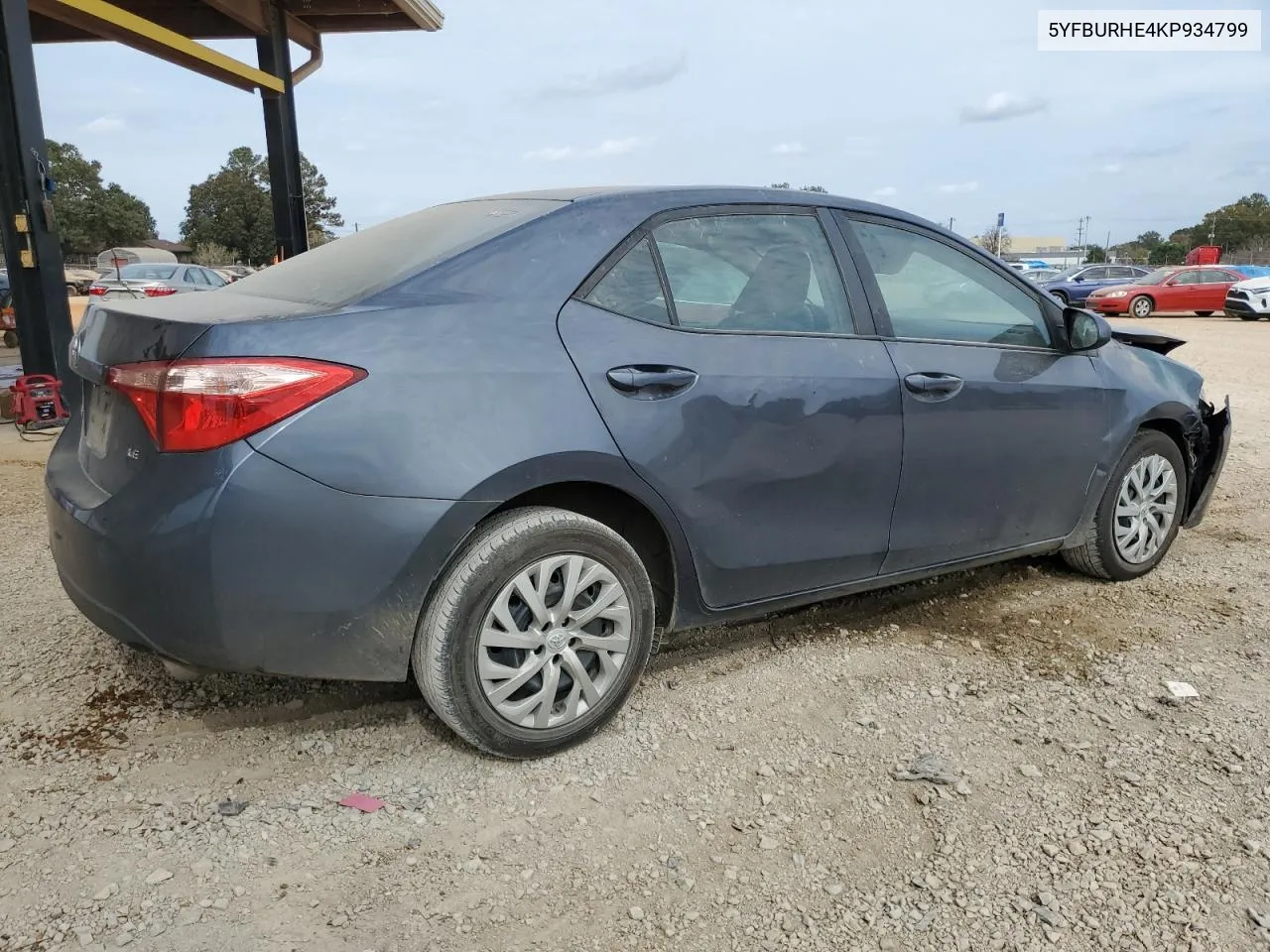 2019 Toyota Corolla L VIN: 5YFBURHE4KP934799 Lot: 78625324