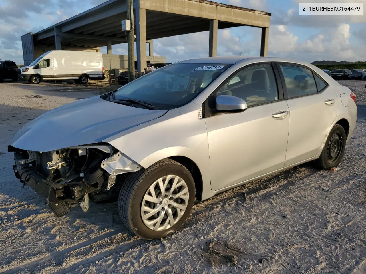 2019 Toyota Corolla L VIN: 2T1BURHE3KC164479 Lot: 78786714