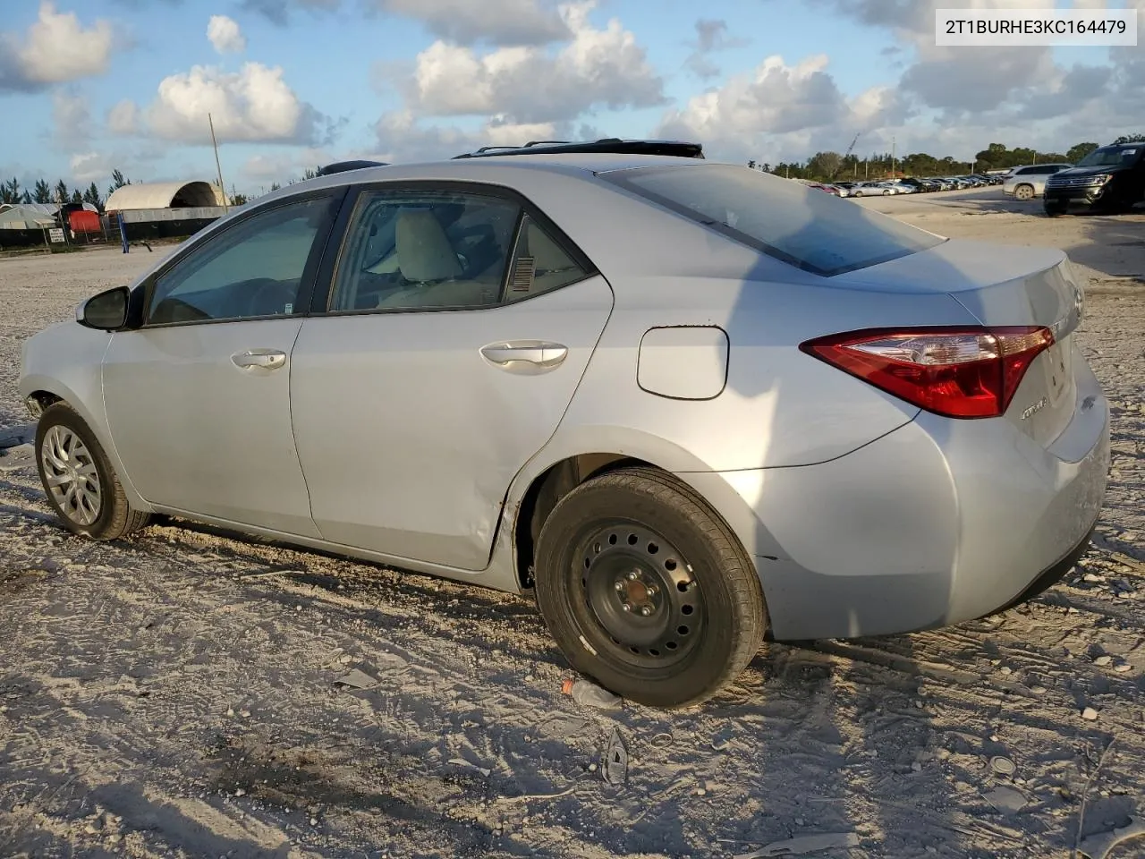 2019 Toyota Corolla L VIN: 2T1BURHE3KC164479 Lot: 78786714