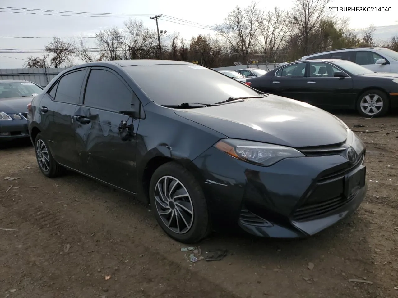 2019 Toyota Corolla L VIN: 2T1BURHE3KC214040 Lot: 78919004