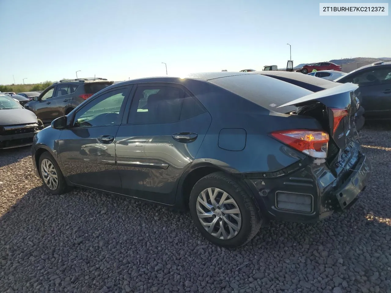 2019 Toyota Corolla L VIN: 2T1BURHE7KC212372 Lot: 79046564