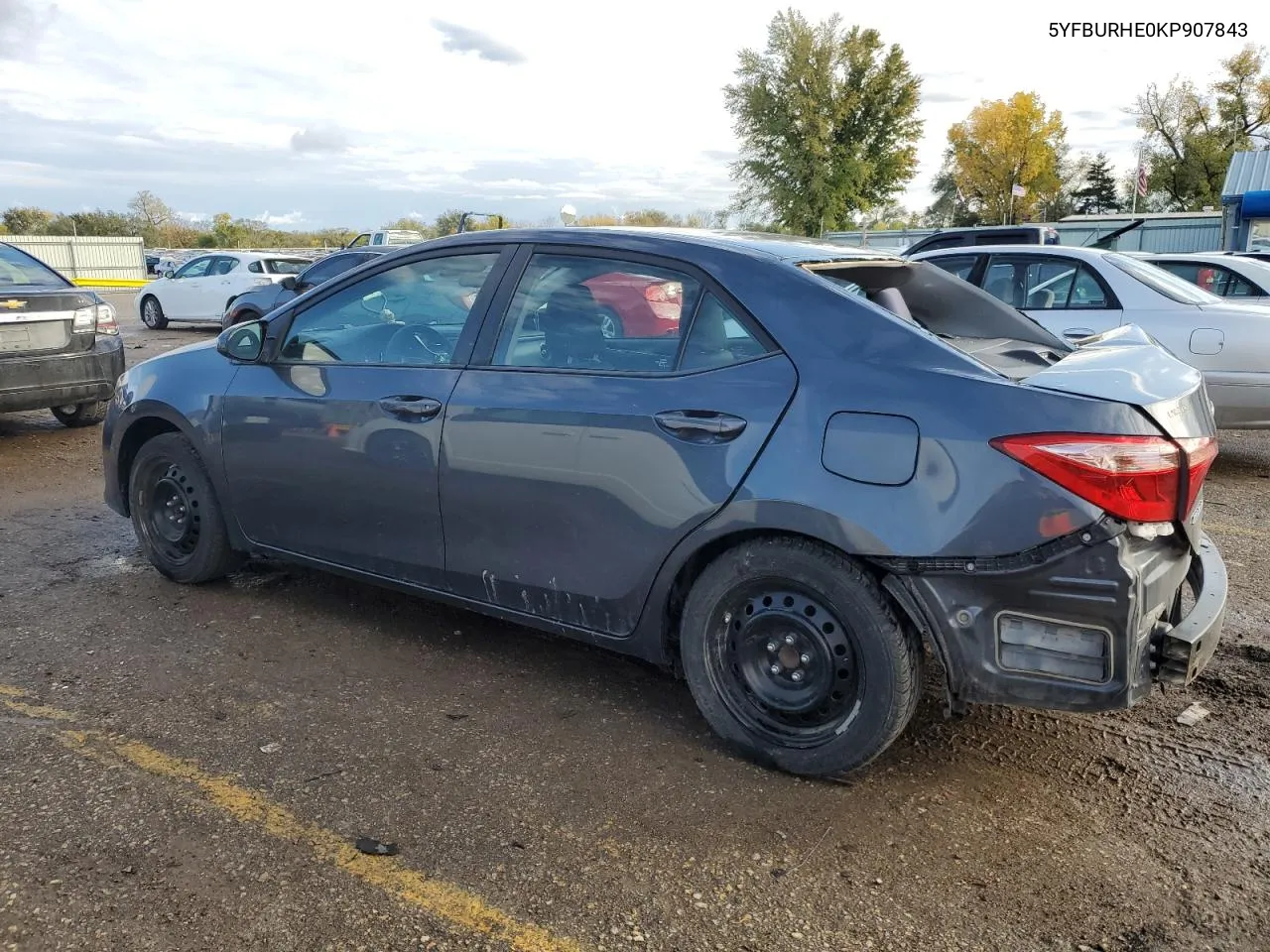 2019 Toyota Corolla L VIN: 5YFBURHE0KP907843 Lot: 79063144