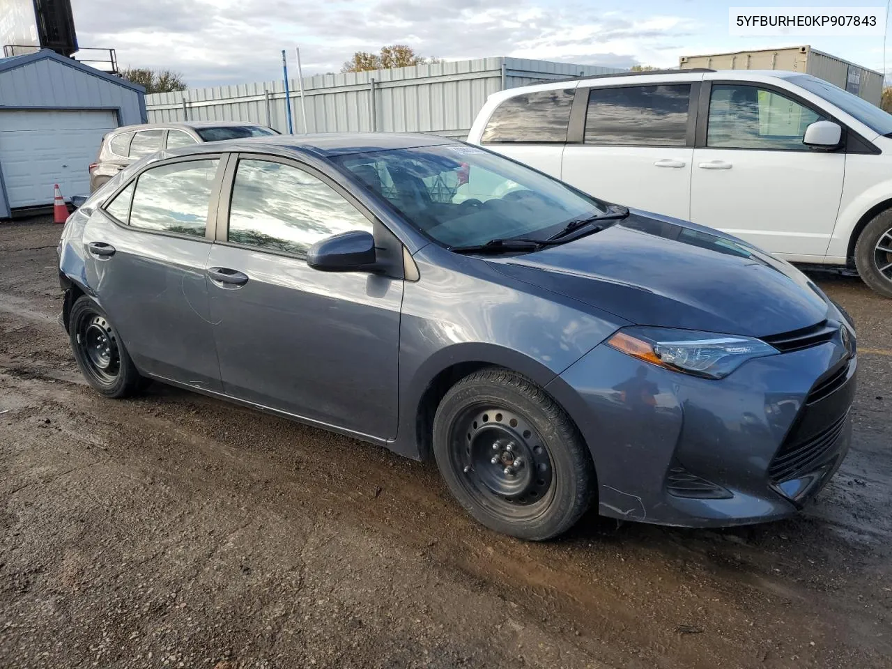 2019 Toyota Corolla L VIN: 5YFBURHE0KP907843 Lot: 79063144