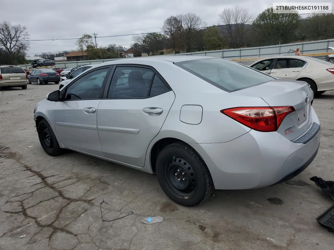 2019 Toyota Corolla L VIN: 2T1BURHE6KC191188 Lot: 79211624