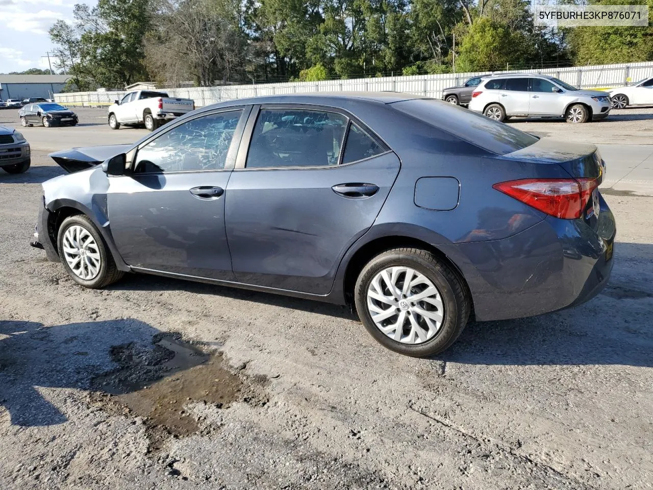 2019 Toyota Corolla L VIN: 5YFBURHE3KP876071 Lot: 79254154