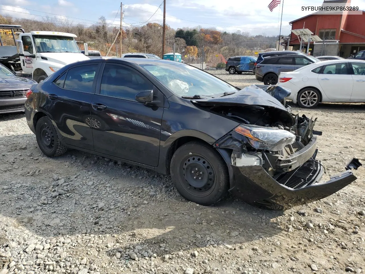 2019 Toyota Corolla L VIN: 5YFBURHE9KP863289 Lot: 79352934