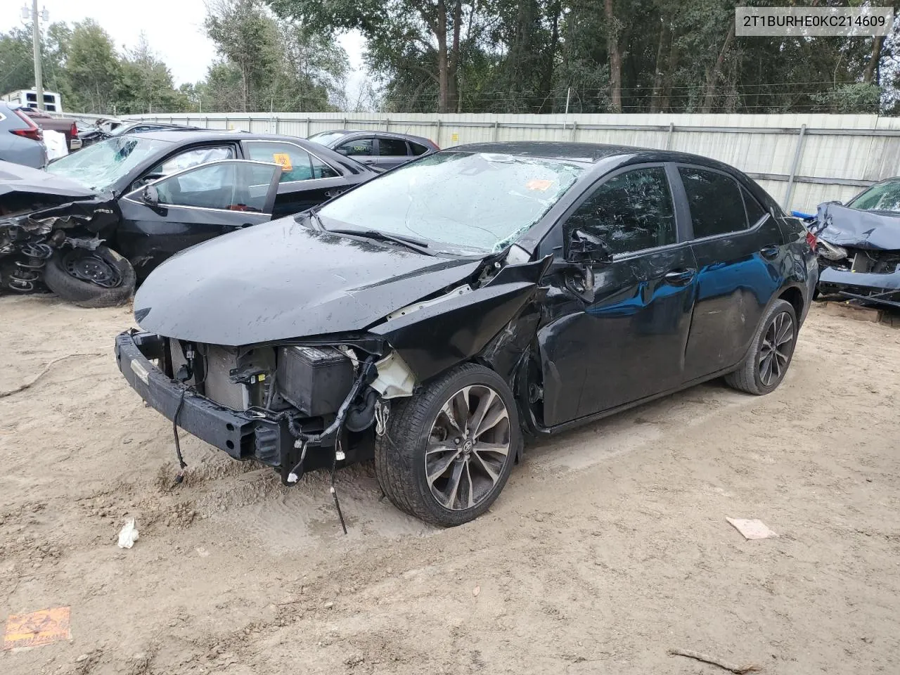 2019 Toyota Corolla L VIN: 2T1BURHE0KC214609 Lot: 79407104