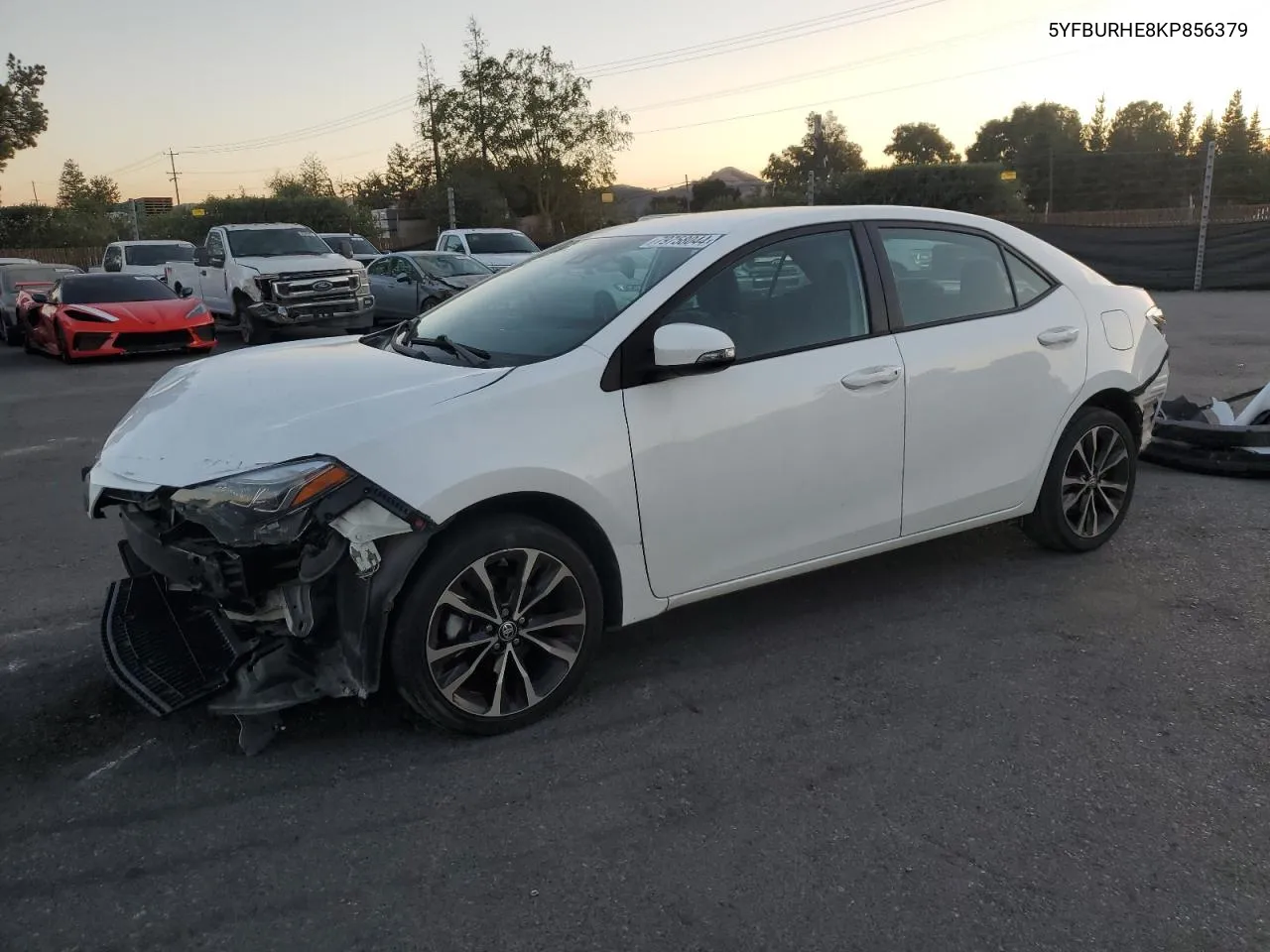 2019 Toyota Corolla L VIN: 5YFBURHE8KP856379 Lot: 79758044