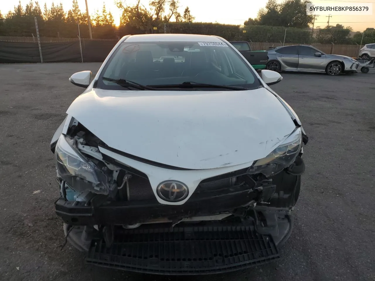 2019 Toyota Corolla L VIN: 5YFBURHE8KP856379 Lot: 79758044