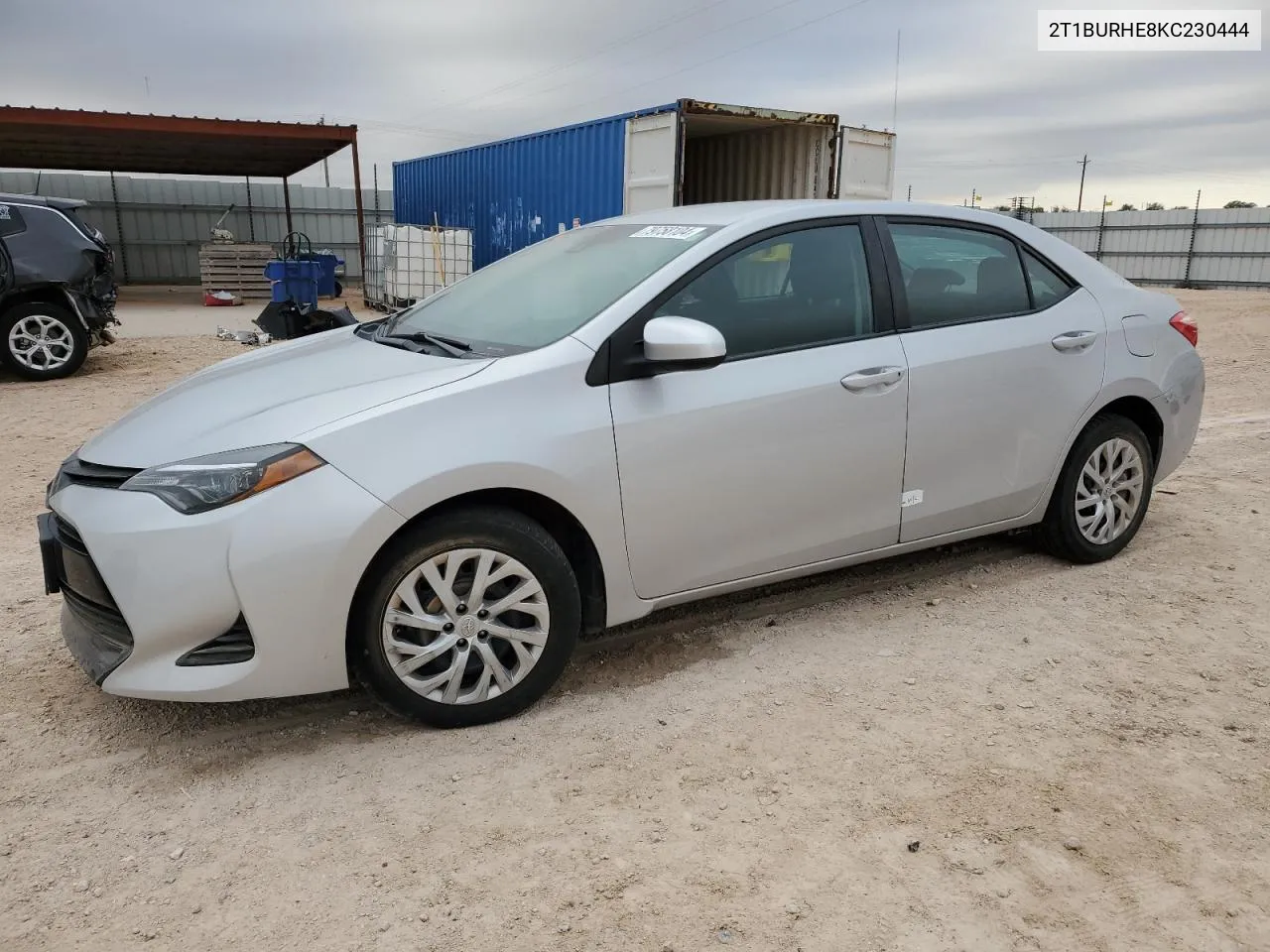 2019 Toyota Corolla L VIN: 2T1BURHE8KC230444 Lot: 79758104