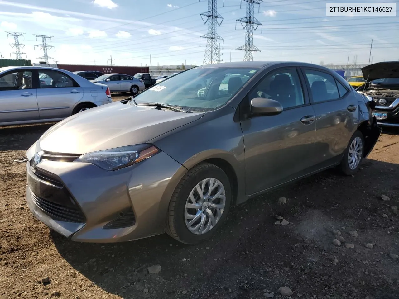 2019 Toyota Corolla L VIN: 2T1BURHE1KC146627 Lot: 79918854