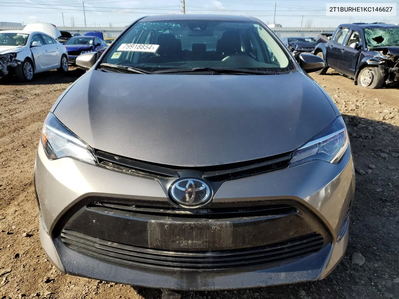 2019 Toyota Corolla L VIN: 2T1BURHE1KC146627 Lot: 79918854