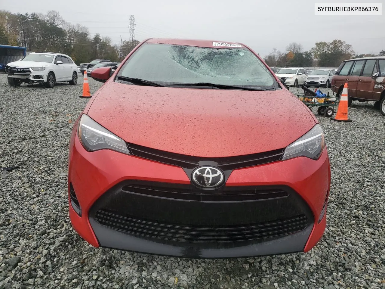 2019 Toyota Corolla L VIN: 5YFBURHE8KP866376 Lot: 79922654