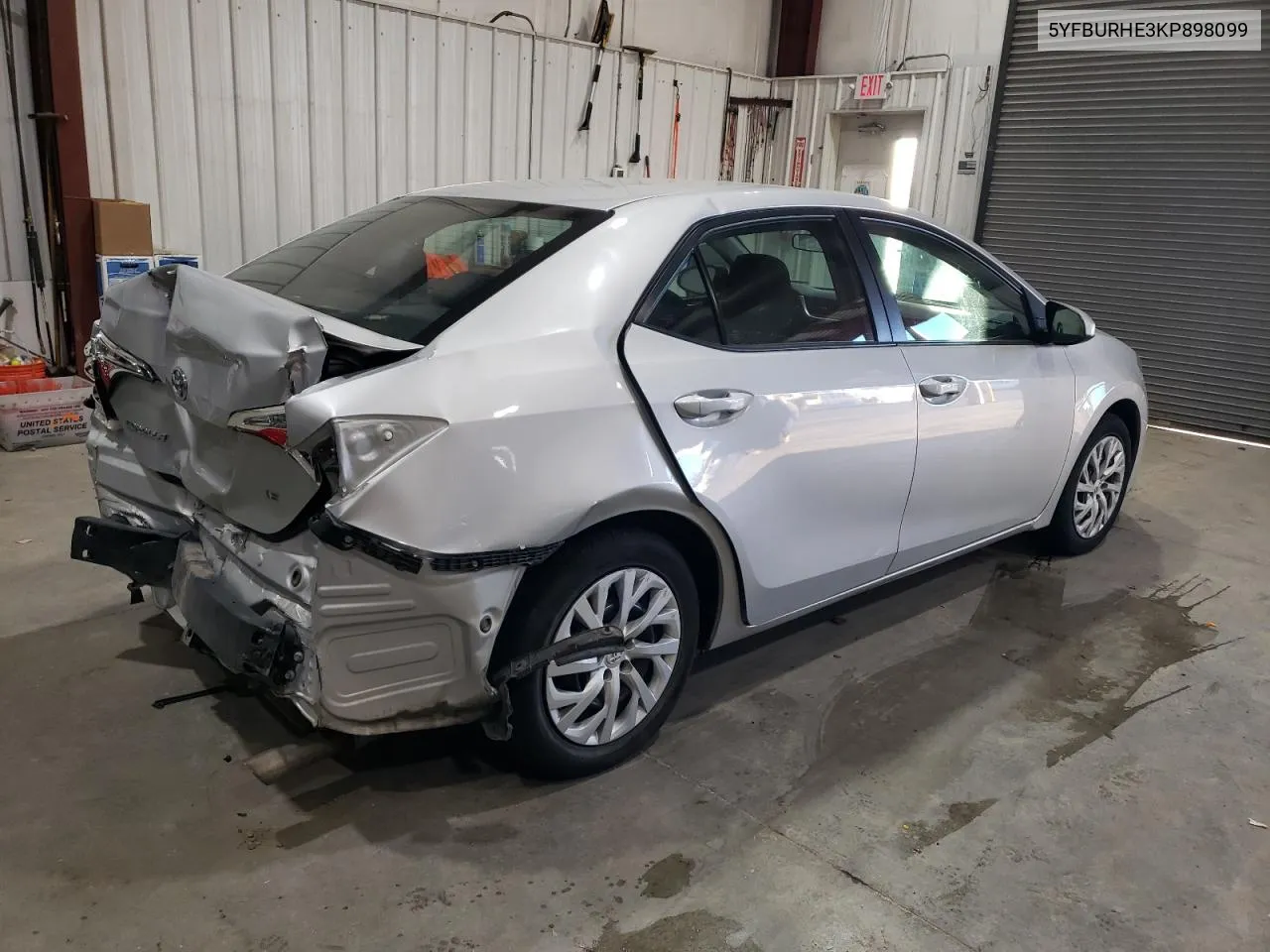 2019 Toyota Corolla L VIN: 5YFBURHE3KP898099 Lot: 80004304